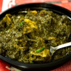 Palak Gosht (Spinach & Beef stew), Pakistani style