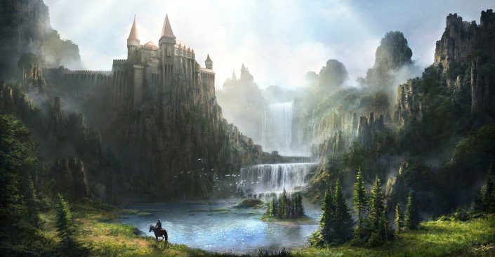 The Fairy King's castle in Paristan